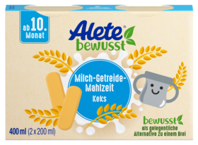 Alete Milch-Getreide-Mahlzeit Keks