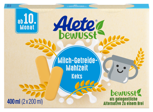 Alete Milch-Getreide-Mahlzeit Keks