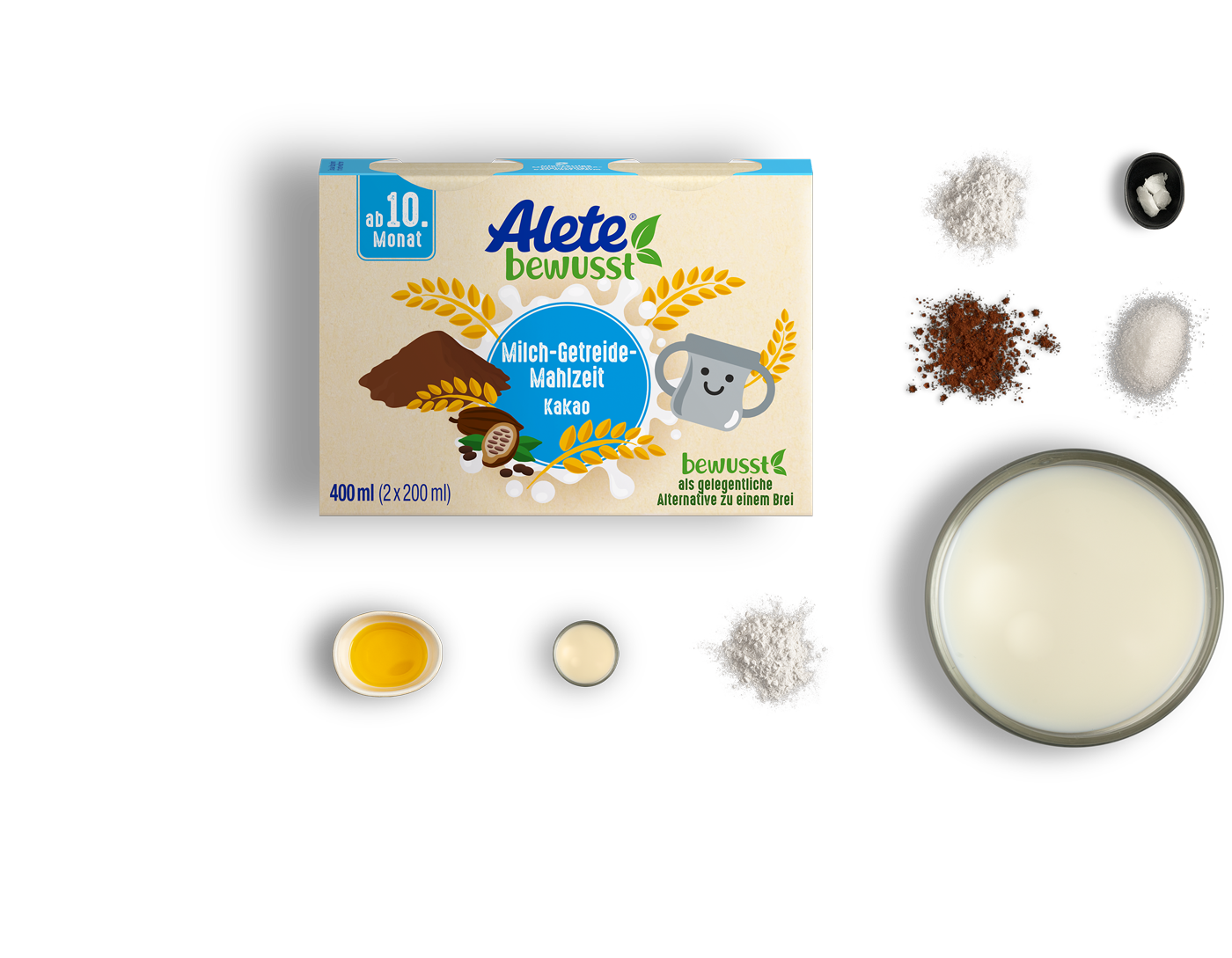 Alete Zusammensetzung Trinkmahlzeit Kakao