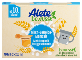 Alete Milch-Getreide-Mahlzeit Mehrkorn Honig