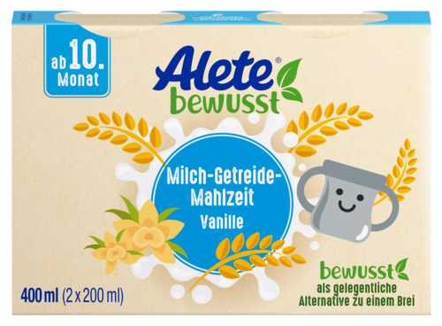 Alete Milch-Getreide-Mahlzeit Vanille