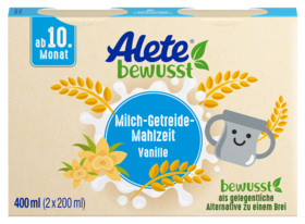 Alete Milch-Getreide-Mahlzeit Vanille