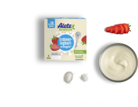 Alete Zusammensetzung Dessert Joghurt Erdbeere