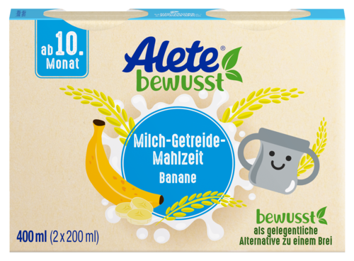 Alete Milch-Getreide-Mahlzeit Banane