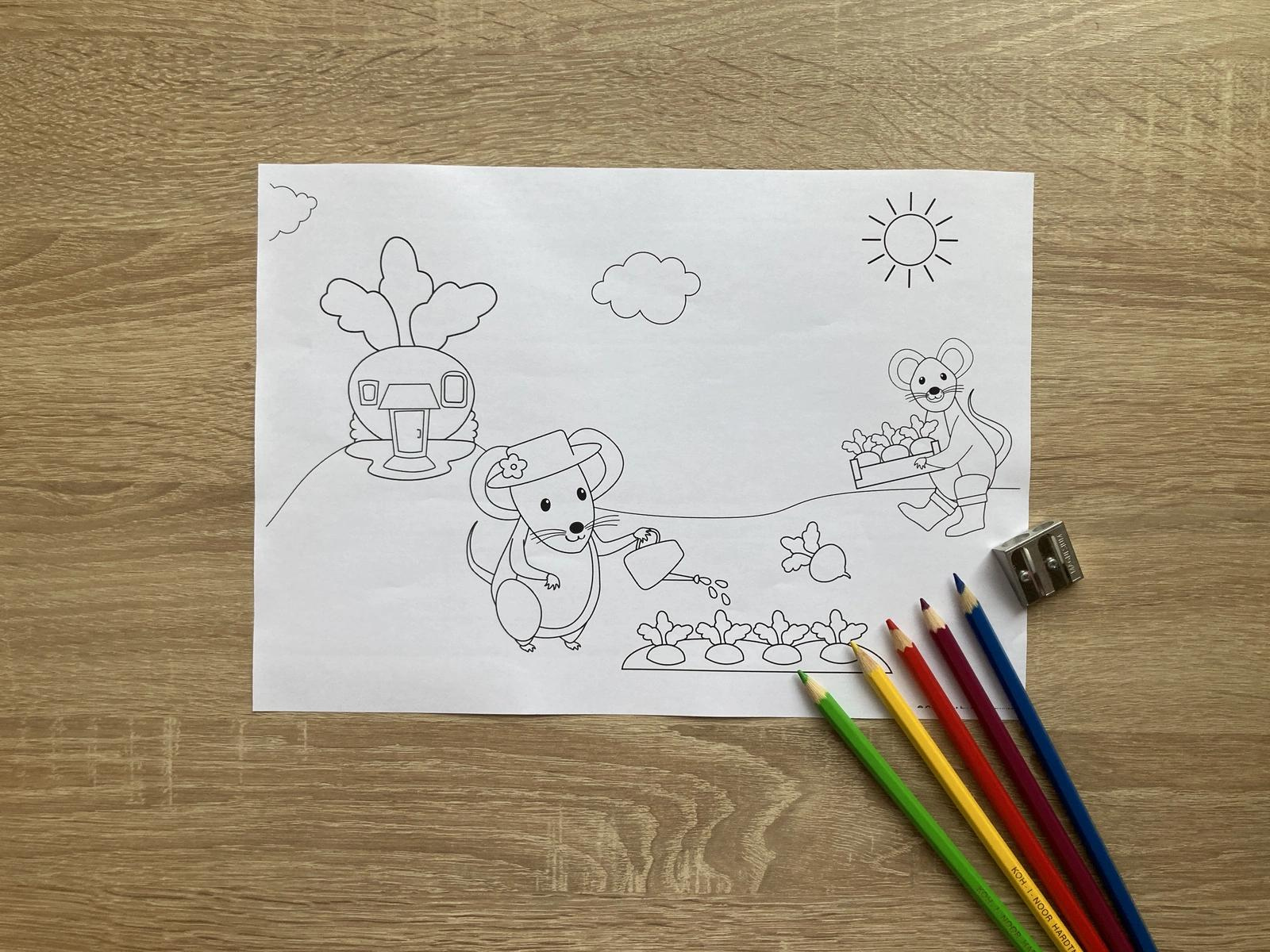  Alete Ausmalvorlage Gartenfreunde