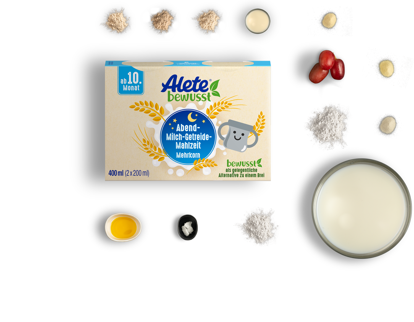 Alete Zusammensetzung Trinkmahlzeit Mehrkorn