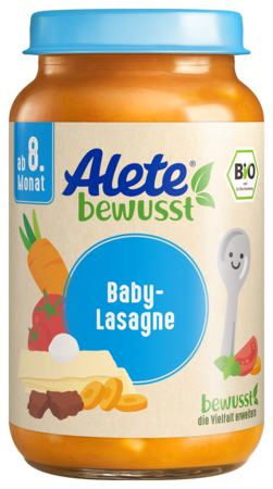 Alete Gläschen Menü Baby Lasagne